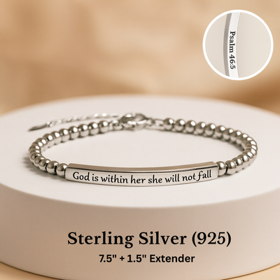 God Is Within Her Bracelet